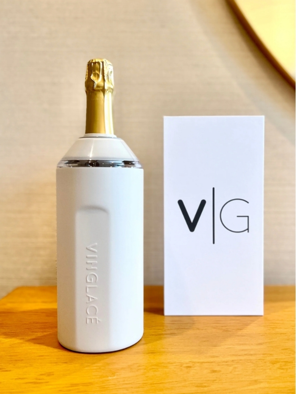 Vinglacé White Insulated Champagne and Wine Cooler
